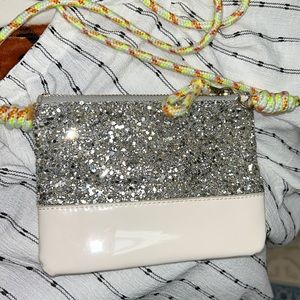 NEW. J CREW LIL SEQUIN bag